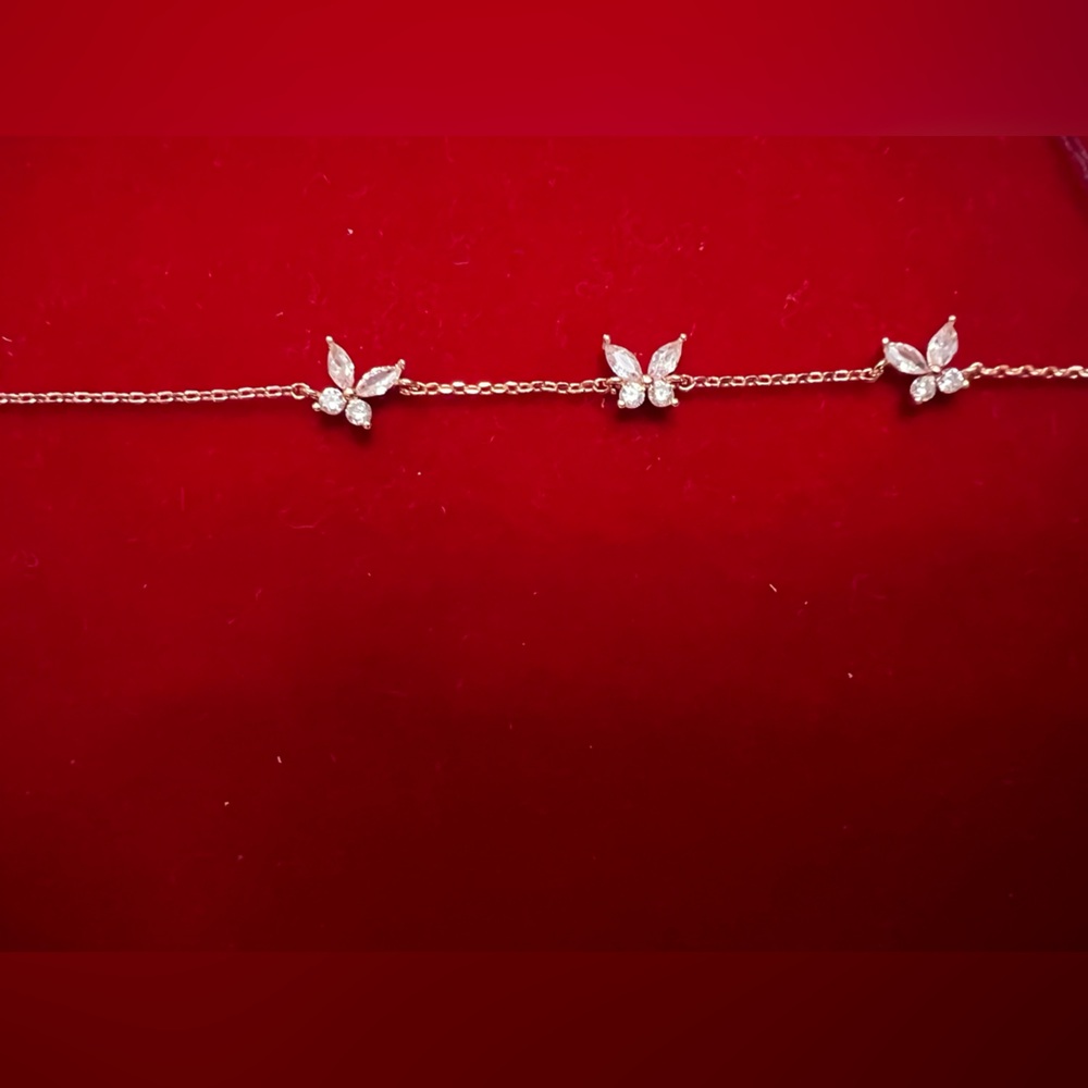 Rose Gold Butterfly Bracelet